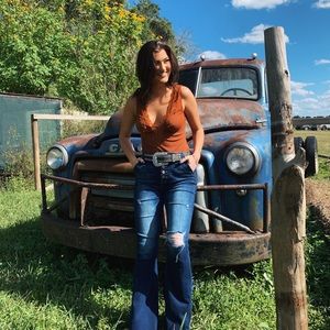 Burnt Orange Body Suit